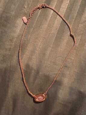 Valentino  (Mario ) Gold Oval heart Pendant Necklace - Women Jewelry